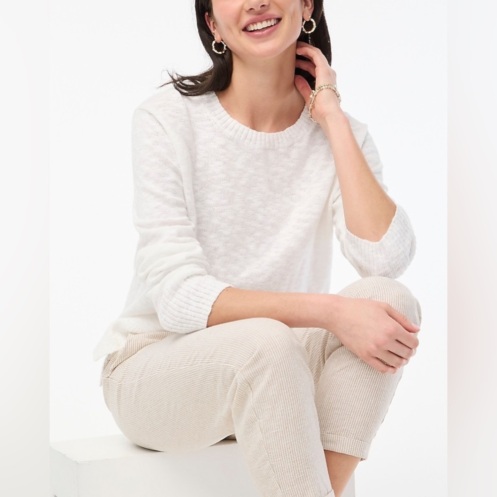 J. Crew Crewneck beach sweater NWT
